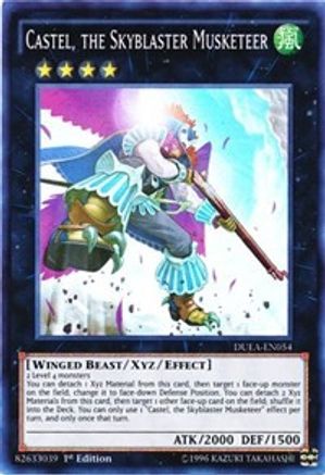 Castel, the Skyblaster Musketeer (DUEA-EN054) - Duelist Alliance 1st Edition - Premium Yugioh Single from Konami - Just $0.34! Shop now at Game Crave Tournament Store