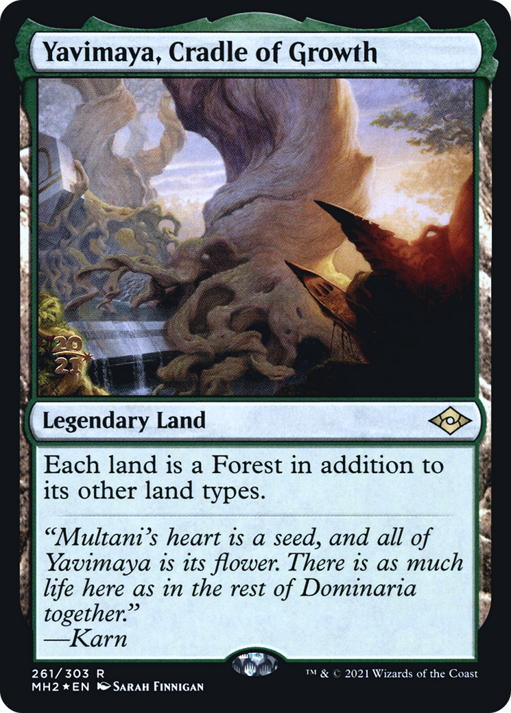 Yavimaya, Cradle of Growth (PMH2-261S) - Modern Horizons 2 Promos Foil - Premium MTG Single from Wizards of the Coast - Just $4.74! Shop now at Game Crave Tournament Store