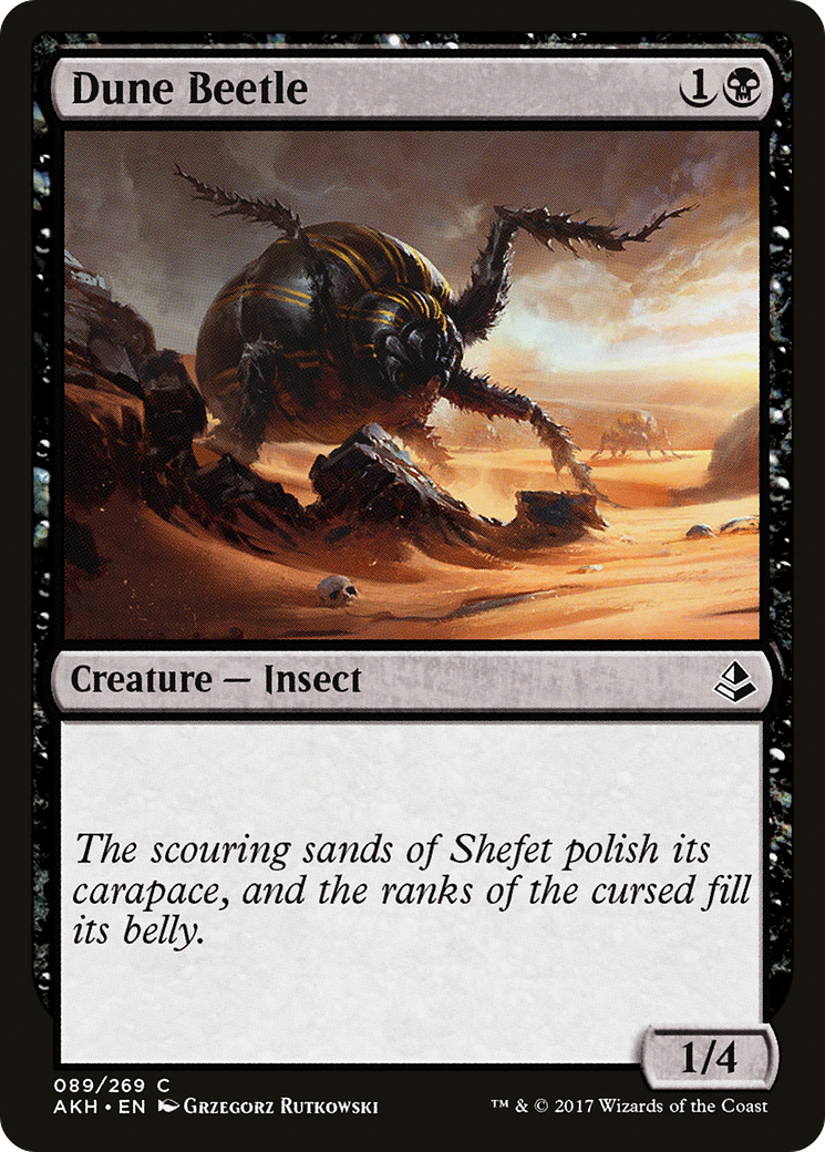 Dune Beetle (AKH-089) - Amonkhet - Premium MTG Single from Wizards of the Coast - Just $0.08! Shop now at Game Crave Tournament Store