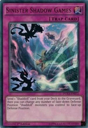 Sinister Shadow Games (DUEA-EN072) - Duelist Alliance Unlimited - Premium Yugioh Single from Konami - Just $0.22! Shop now at Game Crave Tournament Store
