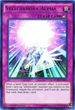 Stellarnova Alpha (DUEA-EN071) - Duelist Alliance Unlimited - Premium Yugioh Single from Konami - Just $0.86! Shop now at Game Crave Tournament Store
