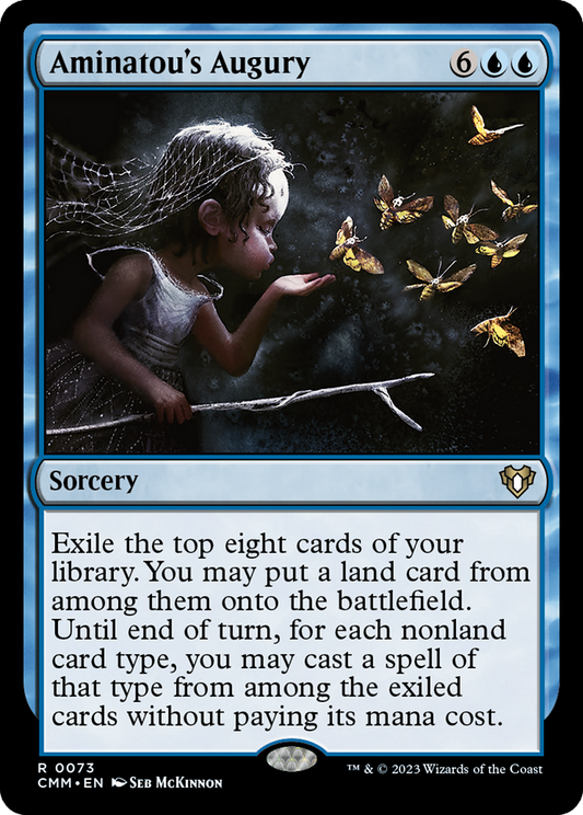 Aminatou's Augury (CMM-073) - Commander Masters - Premium MTG Single from Wizards of the Coast - Just $0.25! Shop now at Game Crave Tournament Store
