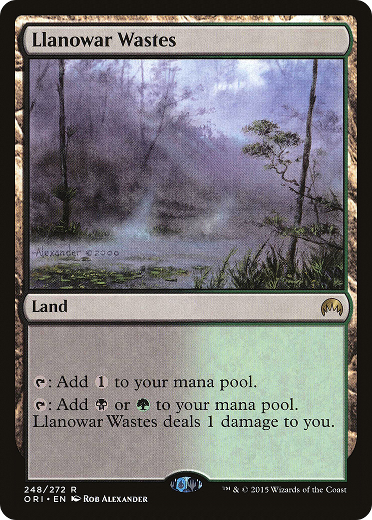 Llanowar Wastes (ORI-248) - Magic Origins Foil - Premium MTG Single from Wizards of the Coast - Just $2.04! Shop now at Game Crave Tournament Store