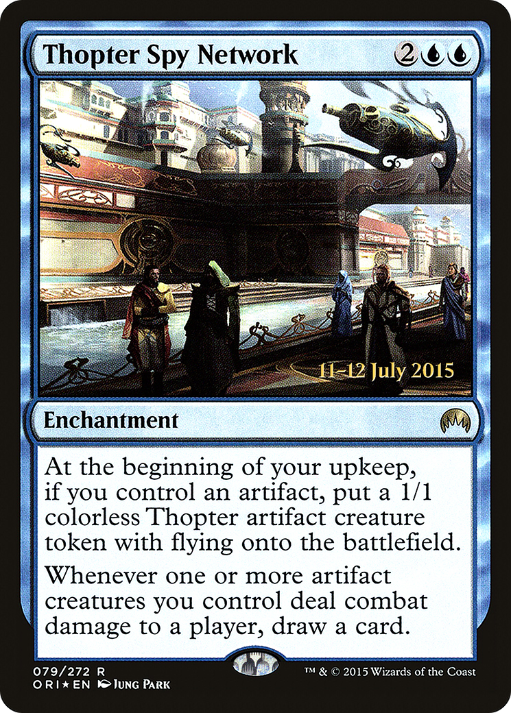 Thopter Spy Network (PORI-79S) - Magic Origins Promos Foil - Premium MTG Single from Wizards of the Coast - Just $0.94! Shop now at Game Crave Tournament Store