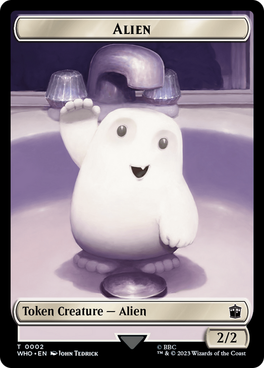 Alien (TWHO-002) - Doctor Who Tokens Foil - Premium MTG Single from Wizards of the Coast - Just $0! Shop now at Game Crave Tournament Store