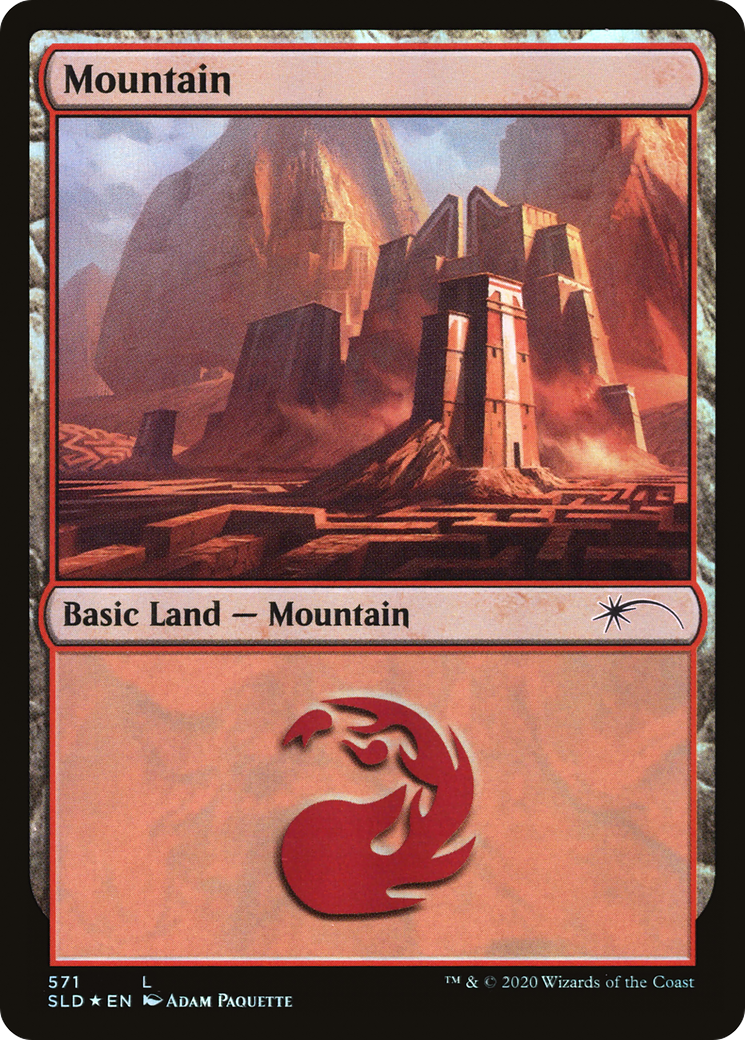 Mountain (SLD-571) - Secret Lair Drop Foil - Premium MTG Single from Wizards of the Coast - Just $0.08! Shop now at Game Crave Tournament Store