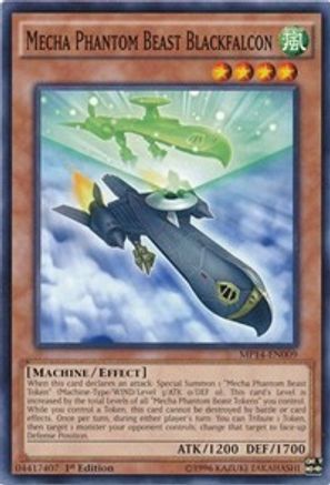 Mecha Phantom Beast Blackfalcon (MP14-EN009) - 2014 Mega-Tins Mega Pack 1st Edition - Premium Yugioh Single from Konami - Just $0.25! Shop now at Game Crave Tournament Store