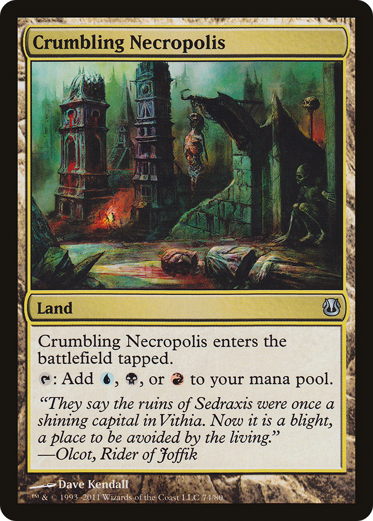 Crumbling Necropolis (DDH-074) - Duel Decks: Ajani vs. Nicol Bolas - Premium MTG Single from Wizards of the Coast - Just $0.08! Shop now at Game Crave Tournament Store