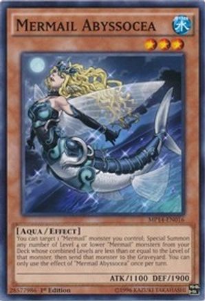 Mermail Abyssocea (MP14-EN016) - 2014 Mega-Tins Mega Pack 1st Edition - Premium Yugioh Single from Konami - Just $0.25! Shop now at Game Crave Tournament Store