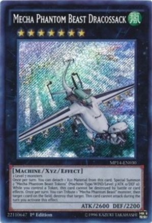 Mecha Phantom Beast Dracossack (MP14-EN030) - 2014 Mega-Tins Mega Pack Unlimited - Premium Yugioh Single from Konami - Just $1.35! Shop now at Game Crave Tournament Store
