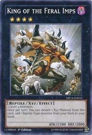 King of the Feral Imps (MP14-EN033) - 2014 Mega-Tins Mega Pack 1st Edition - Premium Yugioh Single from Konami - Just $0.50! Shop now at Game Crave Tournament Store