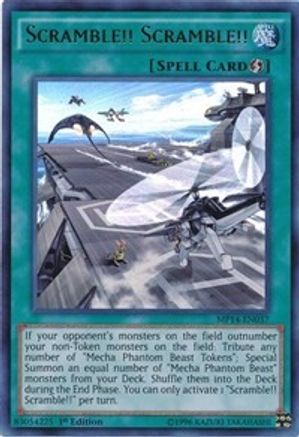 Scramble!! Scramble!! (MP14-EN037) - 2014 Mega-Tins Mega Pack 1st Edition - Premium Yugioh Single from Konami - Just $0.26! Shop now at Game Crave Tournament Store