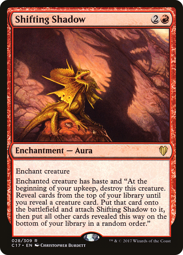 Shifting Shadow (C17-028) - Commander 2017 - Premium MTG Single from Wizards of the Coast - Just $0.23! Shop now at Game Crave Tournament Store