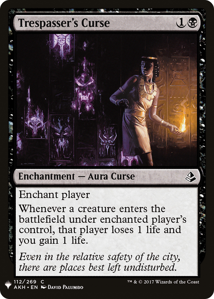 Trespasser's Curse (MB1-800) - Mystery Booster - Premium MTG Single from Wizards of the Coast - Just $0.91! Shop now at Game Crave Tournament Store