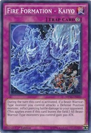 Fire Formation - Kaiyo (MP14-EN050) - 2014 Mega-Tins Mega Pack 1st Edition - Premium Yugioh Single from Konami - Just $0.26! Shop now at Game Crave Tournament Store