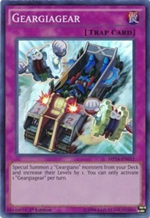 Geargiagear (MP14-EN052) - 2014 Mega-Tins Mega Pack 1st Edition - Premium Yugioh Single from Konami - Just $0.48! Shop now at Game Crave Tournament Store