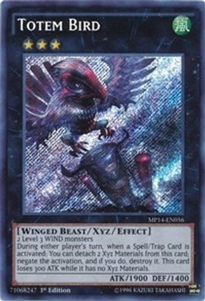 Totem Bird (MP14-EN056) - 2014 Mega-Tins Mega Pack 1st Edition - Premium Yugioh Single from Konami - Just $1.62! Shop now at Game Crave Tournament Store