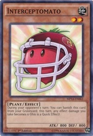 Interceptomato (MP14-EN062) - 2014 Mega-Tins Mega Pack 1st Edition - Premium Yugioh Single from Konami - Just $0.24! Shop now at Game Crave Tournament Store