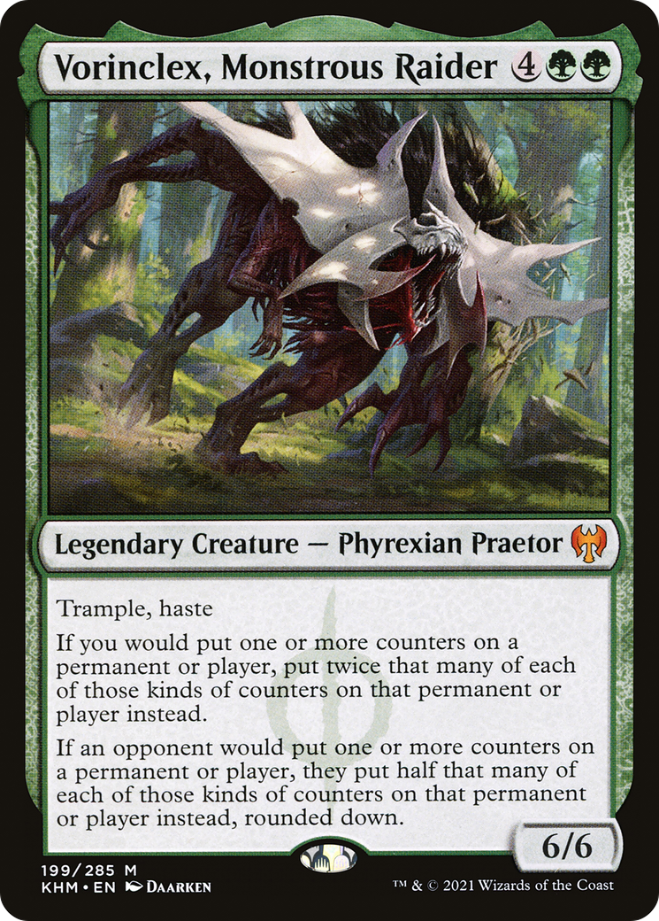 Vorinclex, Monstrous Raider (KHM-199) - Kaldheim - Premium MTG Single from Wizards of the Coast - Just $10.64! Shop now at Game Crave Tournament Store