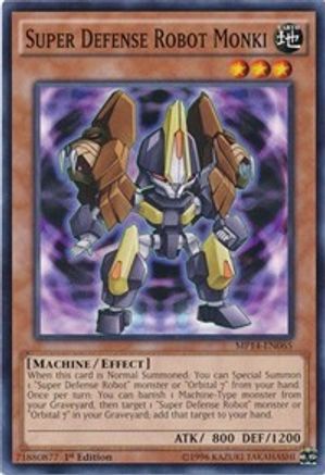 Super Defense Robot Monki (MP14-EN065) - 2014 Mega-Tins Mega Pack 1st Edition - Premium Yugioh Single from Konami - Just $0.25! Shop now at Game Crave Tournament Store