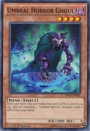 Umbral Horror Ghoul (MP14-EN066) - 2014 Mega-Tins Mega Pack 1st Edition - Premium Yugioh Single from Konami - Just $0.25! Shop now at Game Crave Tournament Store