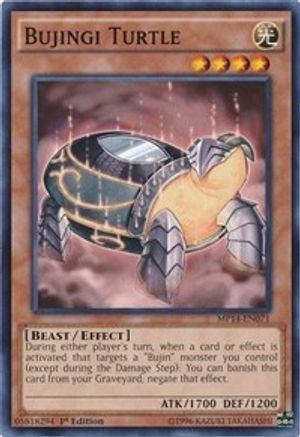 Bujingi Turtle (MP14-EN071) - 2014 Mega-Tins Mega Pack 1st Edition - Premium Yugioh Single from Konami - Just $0.25! Shop now at Game Crave Tournament Store