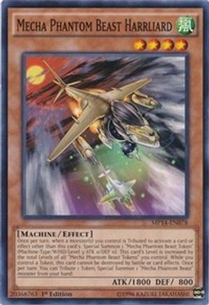 Mecha Phantom Beast Harrliard (MP14-EN078) - 2014 Mega-Tins Mega Pack 1st Edition - Premium Yugioh Single from Konami - Just $0.25! Shop now at Game Crave Tournament Store