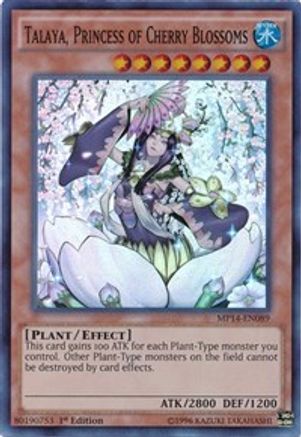 Talaya, Princess of Cherry Blossoms (MP14-EN089) - 2014 Mega-Tins Mega Pack 1st Edition - Premium Yugioh Single from Konami - Just $0.25! Shop now at Game Crave Tournament Store