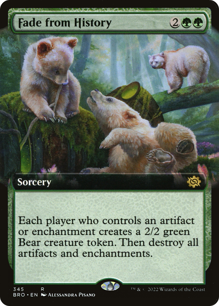 Fade from History (BRO-345) - The Brothers' War: (Extended Art) - Premium MTG Single from Wizards of the Coast - Just $0.22! Shop now at Game Crave Tournament Store