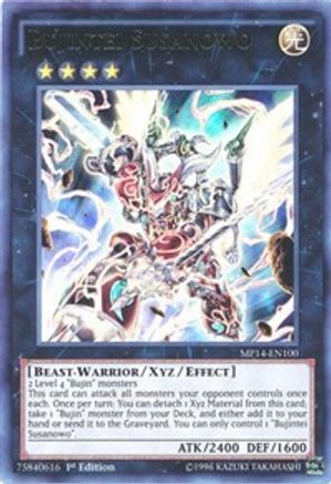 Bujintei Susanowo (MP14-EN100) - 2014 Mega-Tins Mega Pack Unlimited - Premium Yugioh Single from Konami - Just $0.36! Shop now at Game Crave Tournament Store