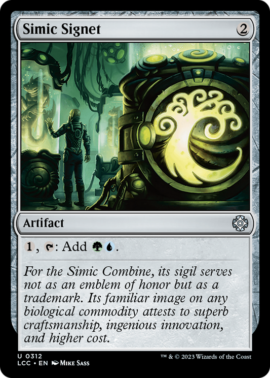 Simic Signet (LCC-312) - The Lost Caverns of Ixalan Commander - Premium MTG Single from Wizards of the Coast - Just $0.08! Shop now at Game Crave Tournament Store