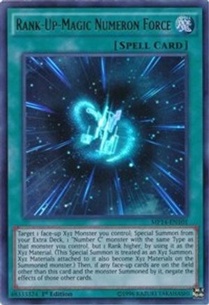 Rank-Up-Magic Numeron Force (MP14-EN101) - 2014 Mega-Tins Mega Pack 1st Edition - Premium Yugioh Single from Konami - Just $1.28! Shop now at Game Crave Tournament Store
