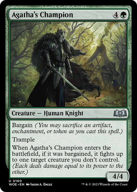 Agatha's Champion (WOE-160) - Wilds of Eldraine - Premium MTG Single from Wizards of the Coast - Just $0.08! Shop now at Game Crave Tournament Store