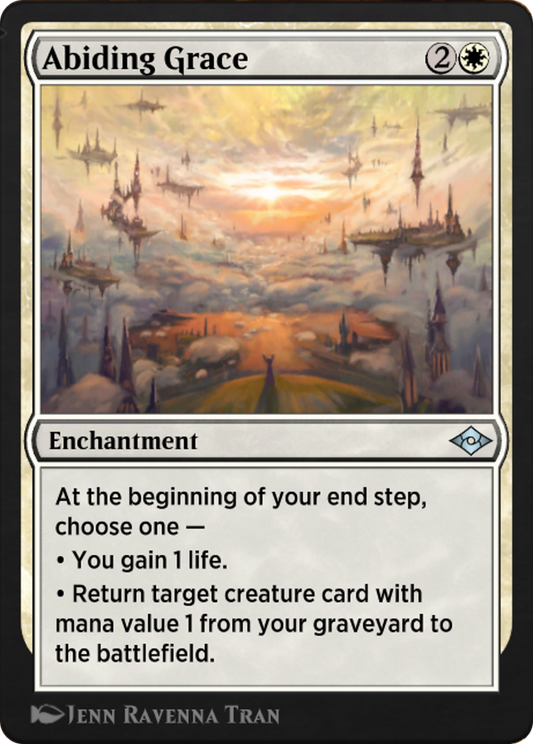 Abiding Grace (J21-032) - Jumpstart: Historic Horizons - Premium MTG Single from Wizards of the Coast - Just $0! Shop now at Game Crave Tournament Store