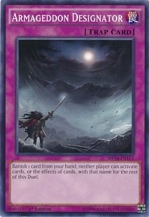Armageddon Designator (MP14-EN112) - 2014 Mega-Tins Mega Pack 1st Edition - Premium Yugioh Single from Konami - Just $0.26! Shop now at Game Crave Tournament Store
