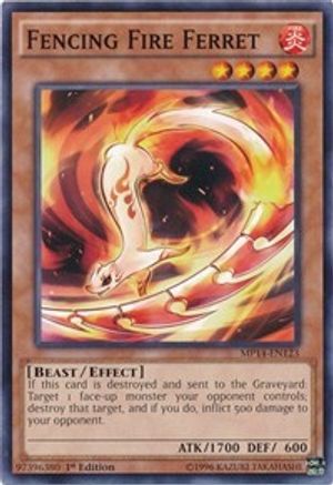 Fencing Fire Ferret (MP14-EN123) - 2014 Mega-Tins Mega Pack 1st Edition - Premium Yugioh Single from Konami - Just $0.25! Shop now at Game Crave Tournament Store