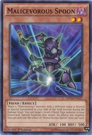 Malicevorous Spoon (MP14-EN127) - 2014 Mega-Tins Mega Pack 1st Edition - Premium Yugioh Single from Konami - Just $0.25! Shop now at Game Crave Tournament Store