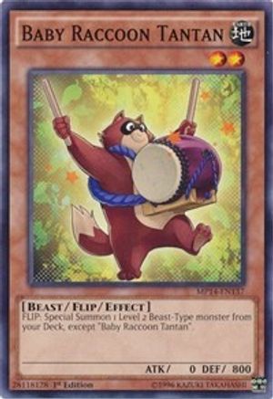 Baby Raccoon Tantan (MP14-EN137) - 2014 Mega-Tins Mega Pack 1st Edition - Premium Yugioh Single from Konami - Just $0.24! Shop now at Game Crave Tournament Store