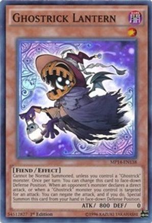 Ghostrick Lantern (MP14-EN138) - 2014 Mega-Tins Mega Pack Unlimited - Premium Yugioh Single from Konami - Just $22.40! Shop now at Game Crave Tournament Store