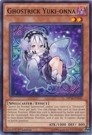 Ghostrick Yuki-onna (MP14-EN141) - 2014 Mega-Tins Mega Pack 1st Edition - Premium Yugioh Single from Konami - Just $0.34! Shop now at Game Crave Tournament Store