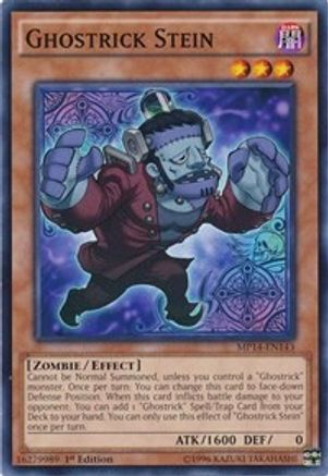 Ghostrick Stein (MP14-EN143) - 2014 Mega-Tins Mega Pack Unlimited - Premium Yugioh Single from Konami - Just $0.25! Shop now at Game Crave Tournament Store