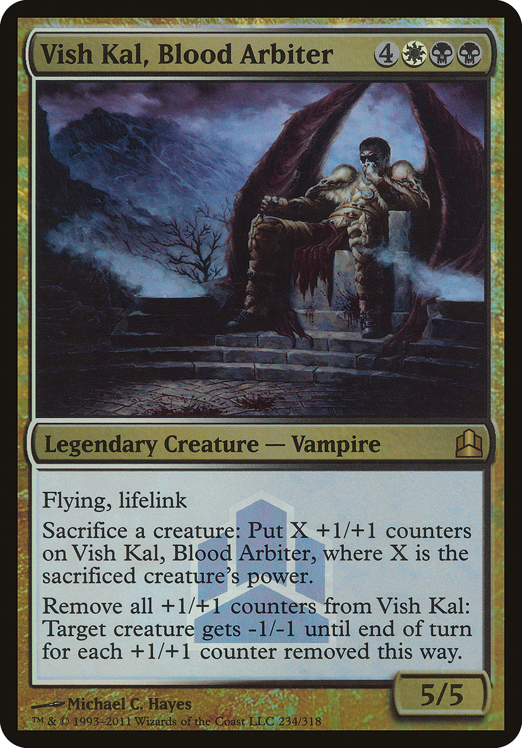 Vish Kal, Blood Arbiter (PCMD-234) - Commander 2011 Launch Party Foil - Premium MTG Single from Wizards of the Coast - Just $3.76! Shop now at Game Crave Tournament Store