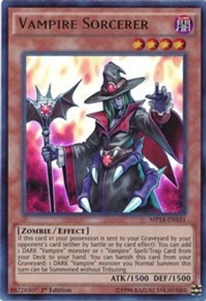 Vampire Sorcerer (MP14-EN151) - 2014 Mega-Tins Mega Pack 1st Edition - Premium Yugioh Single from Konami - Just $0.28! Shop now at Game Crave Tournament Store