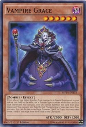 Vampire Grace (MP14-EN153) - 2014 Mega-Tins Mega Pack Unlimited - Premium Yugioh Single from Konami - Just $0.25! Shop now at Game Crave Tournament Store