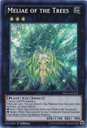 Meliae of the Trees (MP14-EN165) - 2014 Mega-Tins Mega Pack Unlimited - Premium Yugioh Single from Konami - Just $0.80! Shop now at Game Crave Tournament Store