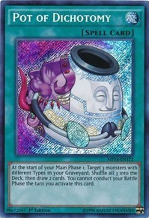 Pot of Dichotomy (MP14-EN172) - 2014 Mega-Tins Mega Pack 1st Edition - Premium Yugioh Single from Konami - Just $1.66! Shop now at Game Crave Tournament Store