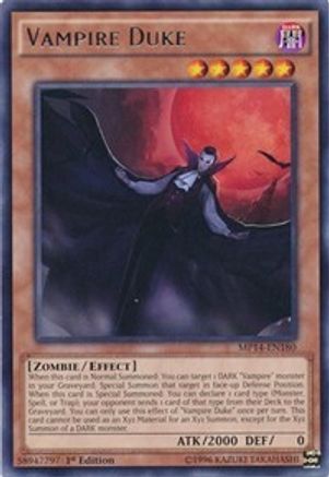 Vampire Duke (MP14-EN180) - 2014 Mega-Tins Mega Pack Unlimited - Premium Yugioh Single from Konami - Just $2.40! Shop now at Game Crave Tournament Store