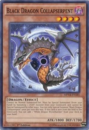 Black Dragon Collapserpent (MP14-EN185) - 2014 Mega-Tins Mega Pack Unlimited - Premium Yugioh Single from Konami - Just $0.08! Shop now at Game Crave Tournament Store