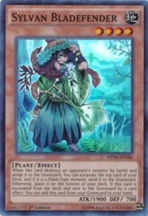 Sylvan Bladefender (MP14-EN186) - 2014 Mega-Tins Mega Pack Unlimited - Premium Yugioh Single from Konami - Just $0.80! Shop now at Game Crave Tournament Store