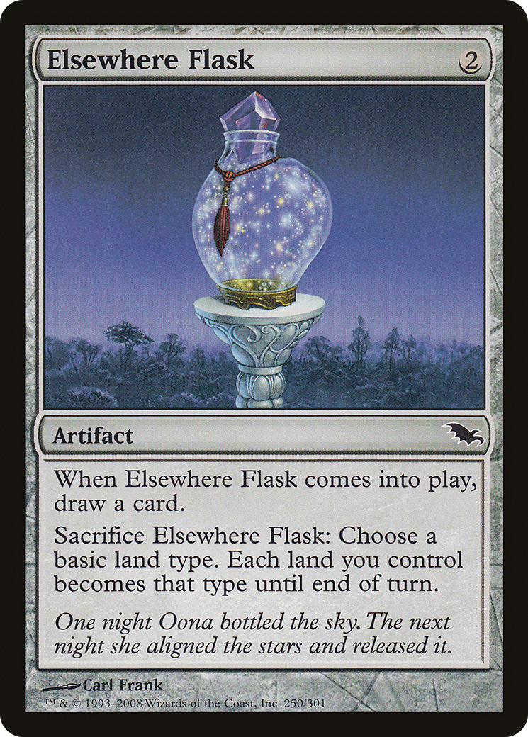 Elsewhere Flask (SHM-250) - Shadowmoor Foil - Premium MTG Single from Wizards of the Coast - Just $3.50! Shop now at Game Crave Tournament Store